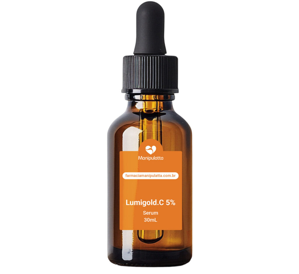 Lumigold.C: vitamina C estabilizada com ação iluminadora e antiaging